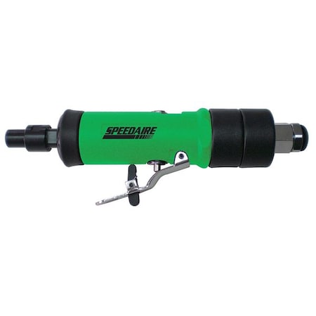 Speedaire Straight Die Grinder, 1/4 in NPT Female Air Inlet, 1/4 in Collet, Medium Duty, 20,000 RPM, 0.4 hp 12V735