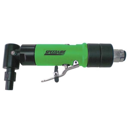 Speedaire Right Angle Die Grinder, 1/4 in NPT Female Air Inlet, 1/4 in Collet, Medium Duty, 20,000 RPM 12V742