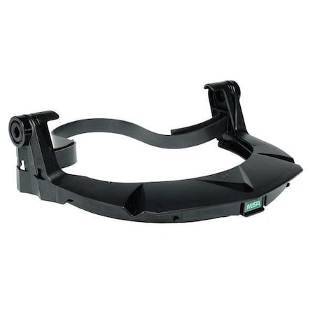 Msa Safety Faceshield Frame, UnivHardHat, Plastic, Blk 10121268