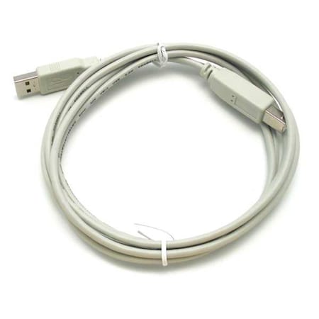 Brady Printer Cable, 6 ft L, USB, Gray M-USB-103788