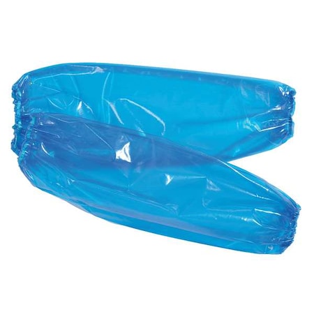 Polyco VR(R) Chemical Resistant Sleeves, 18 in Length, 6 mil Thick, Welded Seam, Blue, 150 PK 41801