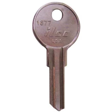 Kaba Ilco Key Blank, Brass, 1677, PK10 1677