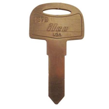 Kaba Ilco Key Blank, Brass, 1679, PK10 1679