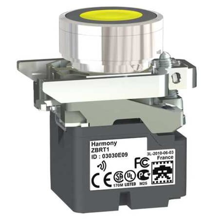 Schneider Electric Wireless Push Button Transmitter, Flush, Momentary Action, Not Applicable Release, Non-Illuminated ZB4RTA5