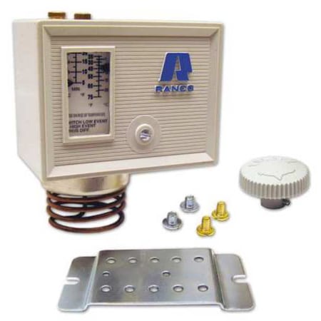 Ranco Temperature Control, 25 To 75, SPST o10-1802