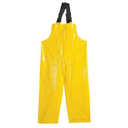 POLYCO Rain Overall, Yellow, XL 53624