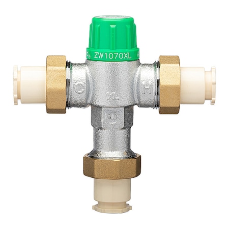 Wilkins Mixing Valve, Low Lead Bronze, 5-7/8 In. H 12-ZW1070XLCPVC