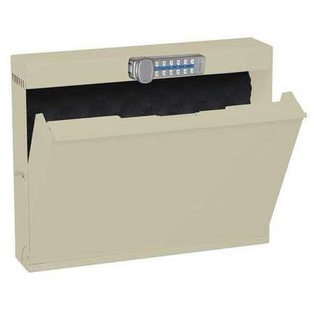 Intellerum By Datum Laptop Locker, w/Digital Lock, Bone White LTL-2C