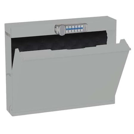 Intellerum By Datum Laptop Locker, w/Digital Lock, Gray Mist LTL-2C