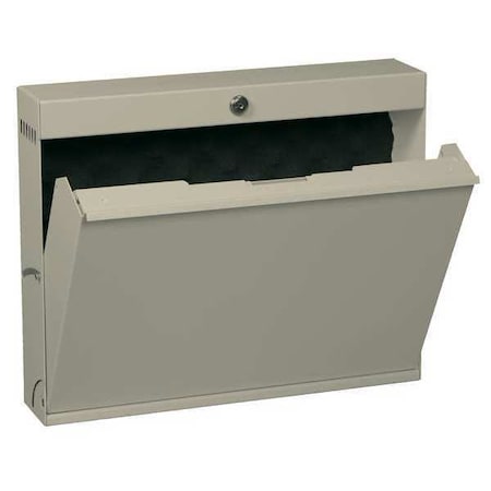 Intellerum By Datum Laptop Locker, w/Key Lock, Bone White LTL-2K