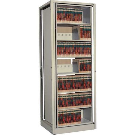 Datum Storage Rotary Shelf, 7H Letter Adder, Bone White XLT-A7