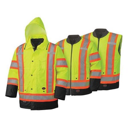 Pioneer Parka, 6-in-1, Hi-Vis, Yellow, Waterproof, S V1120161U-S