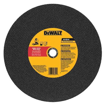 Dewalt 16" x 7/64" x 1" general purpose cutting wheel DW8010