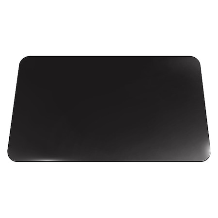Zoro Select Desk Protector, 36 in L, Black 120758
