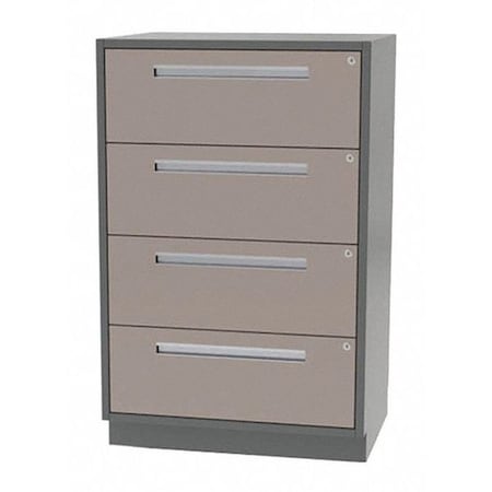 Greene Manufacturing Tall Cabinet, 4 Drawer, 32"Wx28"Dx50"H DTT-3228-0004-50