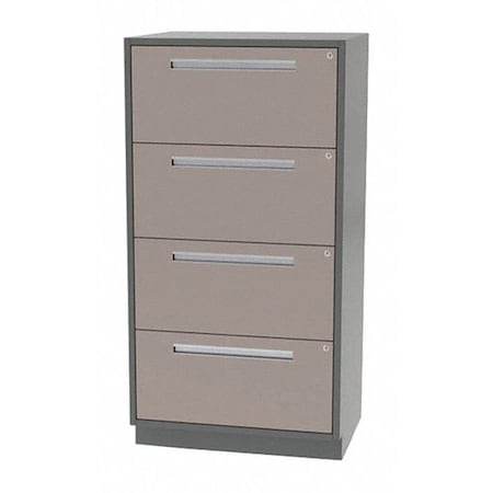 Greene Manufacturing Tall Cabinet, 4 Drawer, 36"Wx24"Dx62"H DTLT-3624-0004-62