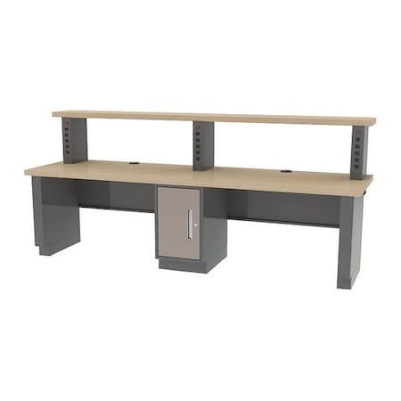 Greene Manufacturing Pre Engineered Work Stations Workstation, 30" D X 53-1/2" H, 120" W X Hardwood, Maple DTL-10AJA-Z
