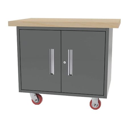 Greene Manufacturing Mobile Workbench, 38" W x 24" D x 34" H MG-200.L