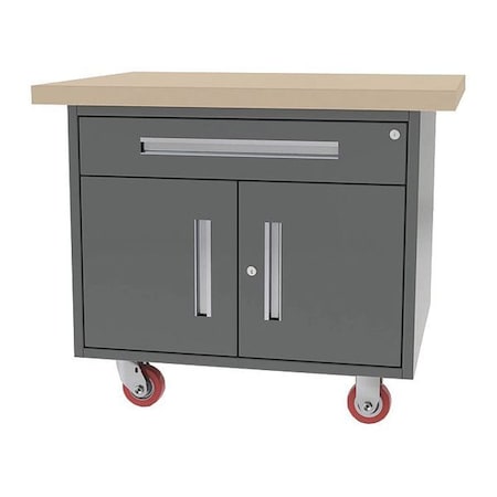 Greene Manufacturing Mobile Workbench, 38" W x 24" D x 34" H MG-225.M