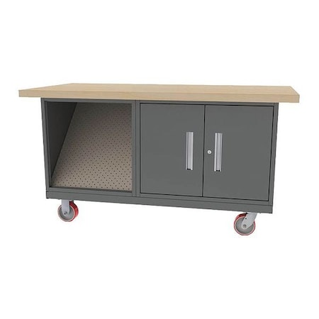 Greene Manufacturing Mobile Workbench, 60" W x 30" D x 34" H MG-300.M