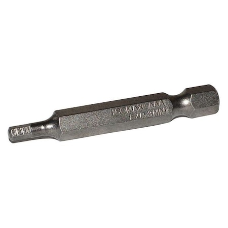 Eazypower Hex Key Bit, Metric, No. 3, 2" 79275/B