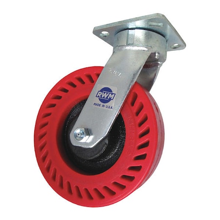 RWM Swivel Urethane Kingpinless Caster, 5" 65-UIR-0520-S