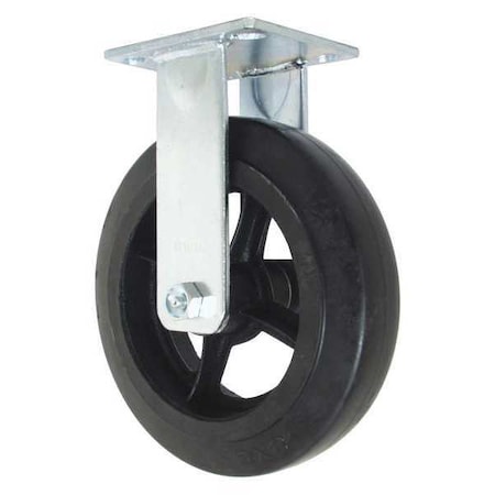 RWM Rigid, w/8x2" Rubber on Iron Wheel 46-RIR-0820-R