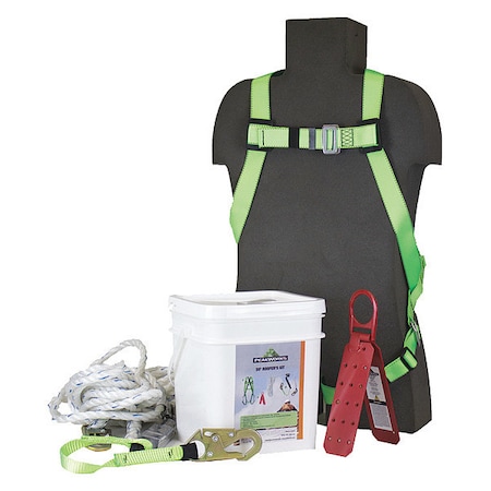 Peakworks Roofer's Fall Protection Kit, Size: Universal V8257272