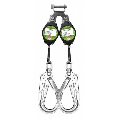 Peakworks Self Retracting Lifeline, 6 ft., 310 lb. Weight Capacity V845526006LE