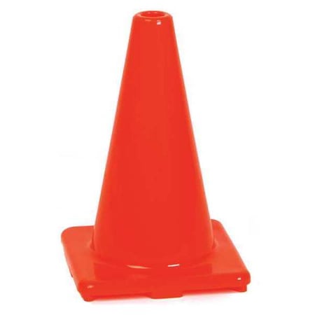 Hy-Ko Safety Cone, PVC, 12 in Height, 6 PK SC-12