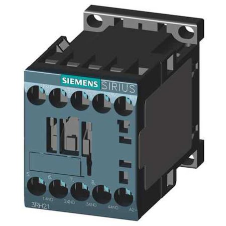Siemens IEC Control Relay, 4NO, 120VAC, 10A 3RH21401AK60