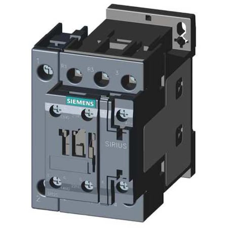 Siemens IEC Magnetic Contactor, 1NC/1NO, 110V-120V AC, 4 P, Non-Reversing, Screw 3RT25261AK60