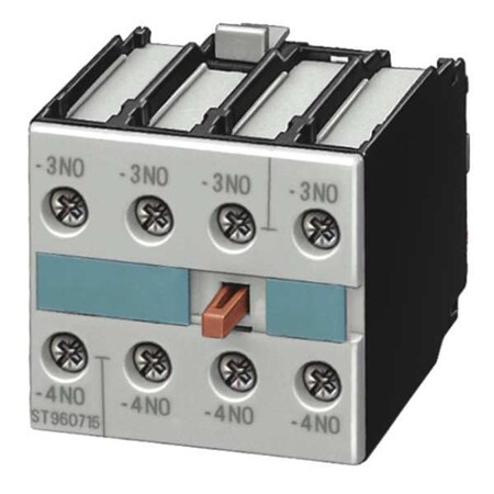 Siemens Auxiliary Contact Block, 3NO, 1NC 3RH19211FA31