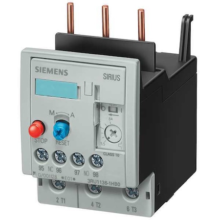 Siemens Ovrload Relay, 40 to 50A, Class 10, Thermal 3RU11364HB0