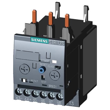 Siemens Overload Relay, 1NC/1NO, 6 A Min current, 25 A Max current, 690V AC 3RB31234QB0