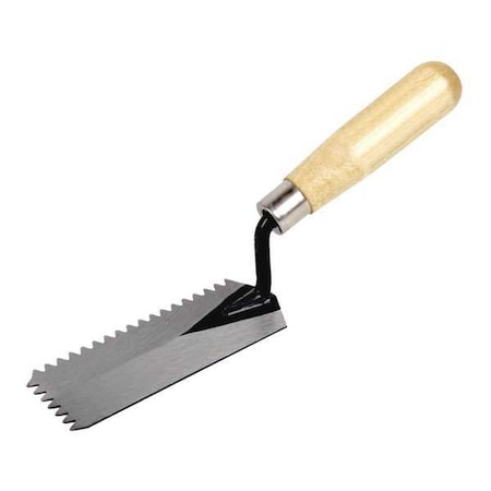 Westward Margin Trowel, 2-Sided, 6x2, Hard Grip  13A581