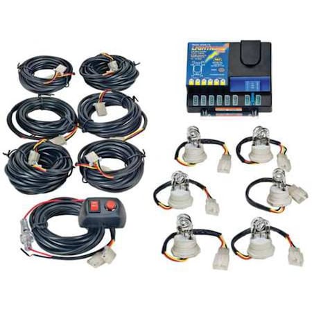 Wolo Strobe System, 6 (Screw-In) Heads 8006-1-6C