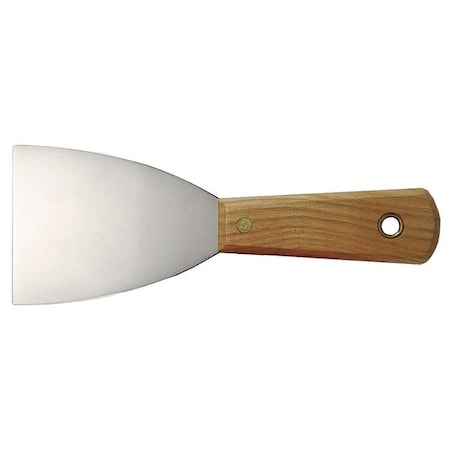 Westward Wall Scraper, Stiff, 3", Carbon Steel 13A695