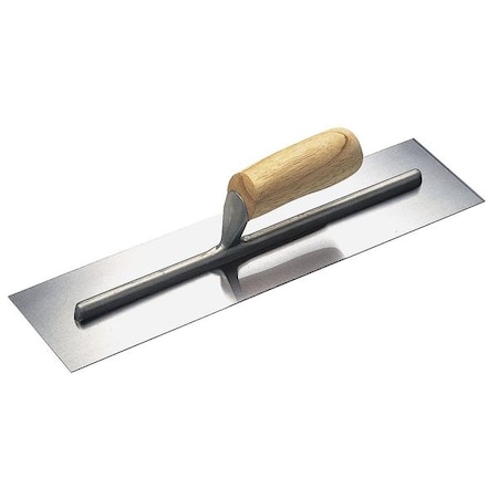 Westward Cement Trowel, 12 x 4, Steel, Wood 13A735