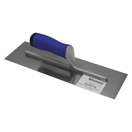 Westward Cement Trowel, 14 x 4, Stl, ErgoSoft PP/TPR 13A738