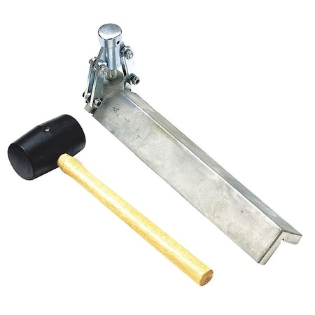 Westward Cornerbead Clincher w/Mallet, 13-1/2 x 3 13A765