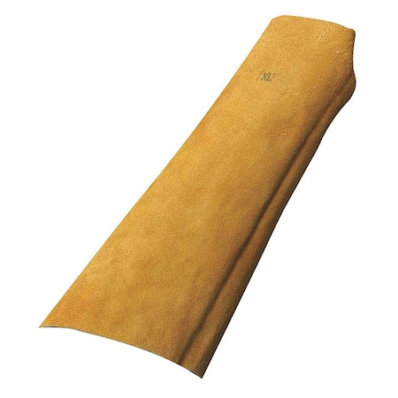 Bdg Welding Sleeve, Leather, 8 1/2 in Length, Beige, Straight Cuff 64-1-SLF-XL-K