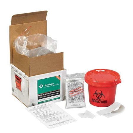 Stericycle RMW MB System w/Spill Kit, 1 Gal 1GWMSK