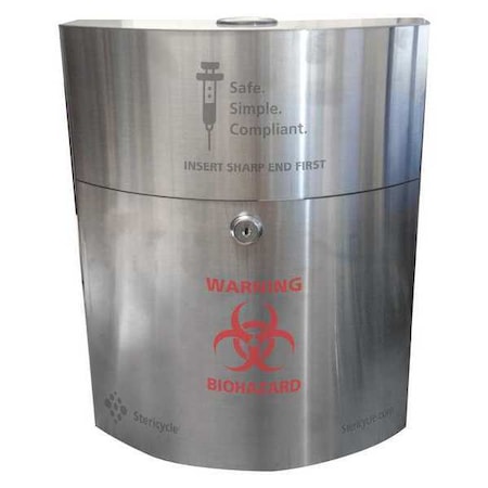 Stericycle Locking Wall Cabinet, 1.4 Qt MB System NDCSS1