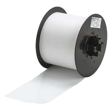 Brady Label Tape Cartridge, White, Labels/Roll: Continuous 113183
