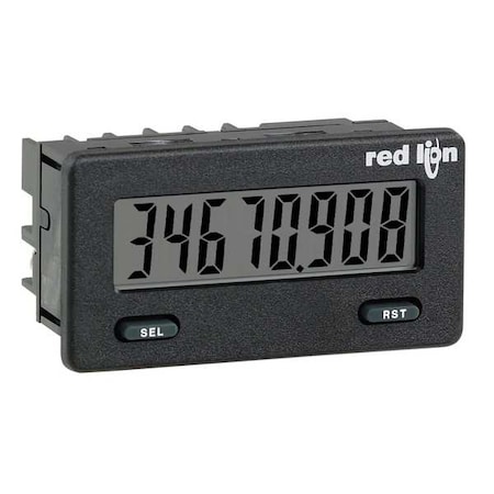Red Lion Controls Counter, Red LED, 6 Digits, 2.25" D LD4006P0