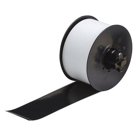 Brady Label Tape Cartridge, Black, Labels/Roll: Continuous 120860