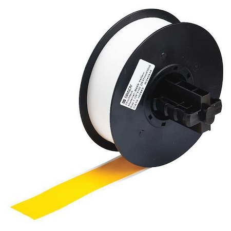 Brady Label Tape Cartridge, Ylw, 1.125Inx100ft 113194