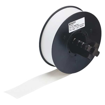 Brady Label Tape Cartridge, Clear, Labels/Roll: Continuous 113189
