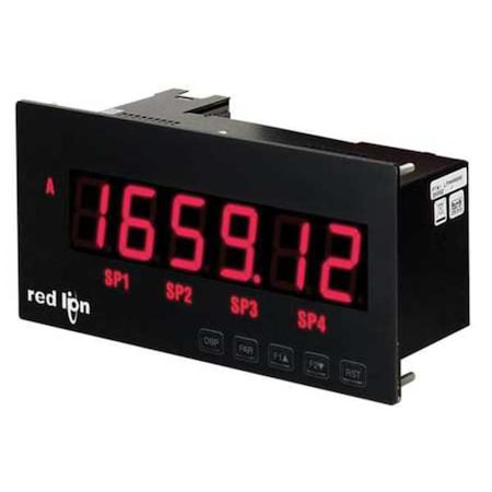 Red Lion Controls 6-Digit Large Display for Digital MPAX LPAX0600